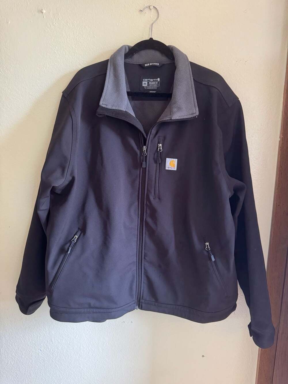 Carhartt Crowley Rain Defender Relaxed Fit Softshell Jacket Men's 2XL Black